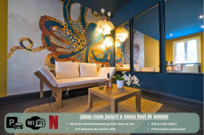 JapanRoom Jacuzzi&Sauna Haut de gamme parking free